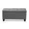 Baxton Studio Michaela Modern Grey Upholstered Storage Ottoman 146-8348 - alternate 8